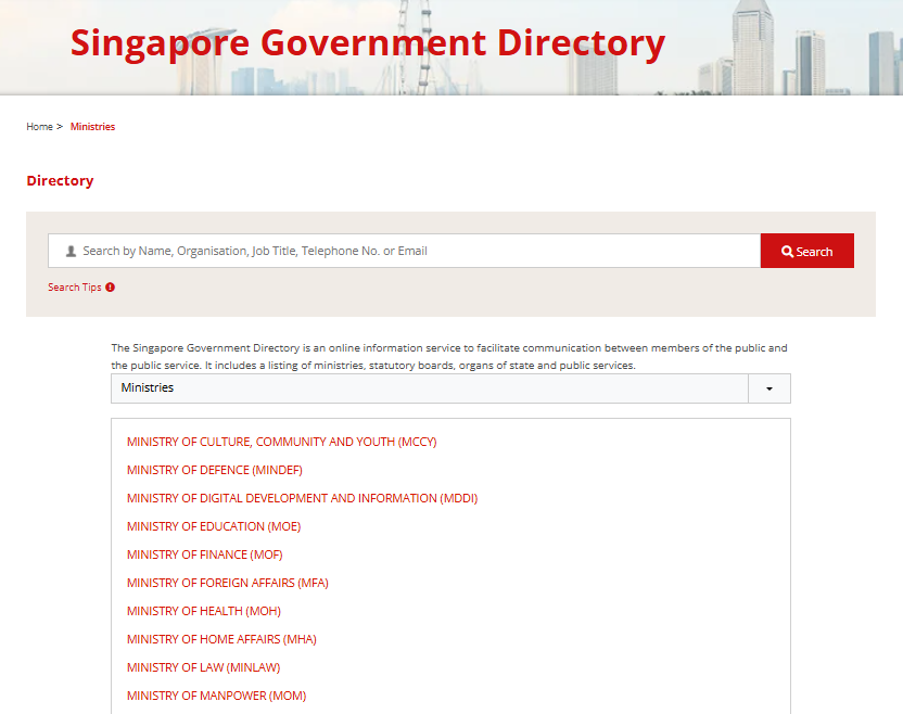 Singapore removes contact details of most public officers from online directory amid rise in scams