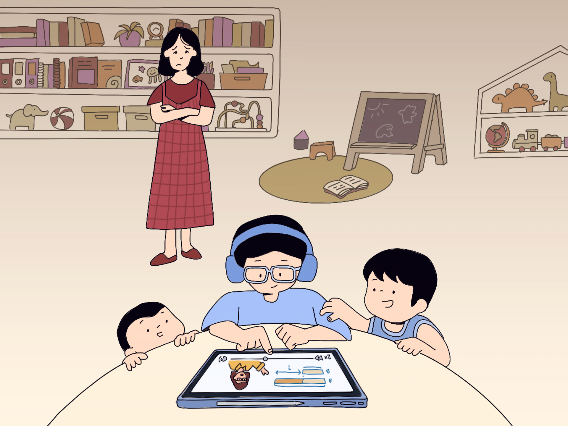 As a mum of 3, I think doing schoolwork on devices should count under screen time guidelines