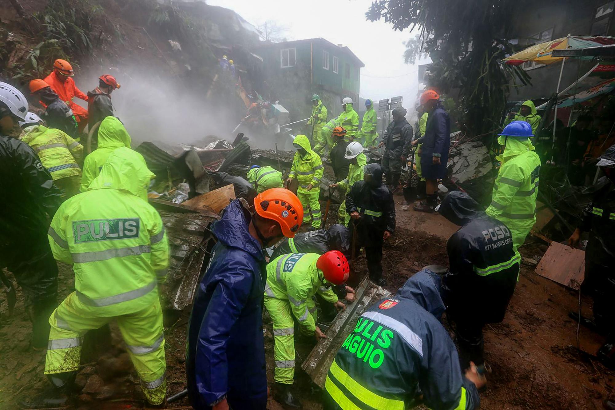 Days of heavy rain leave at least 16 dead in Philippines