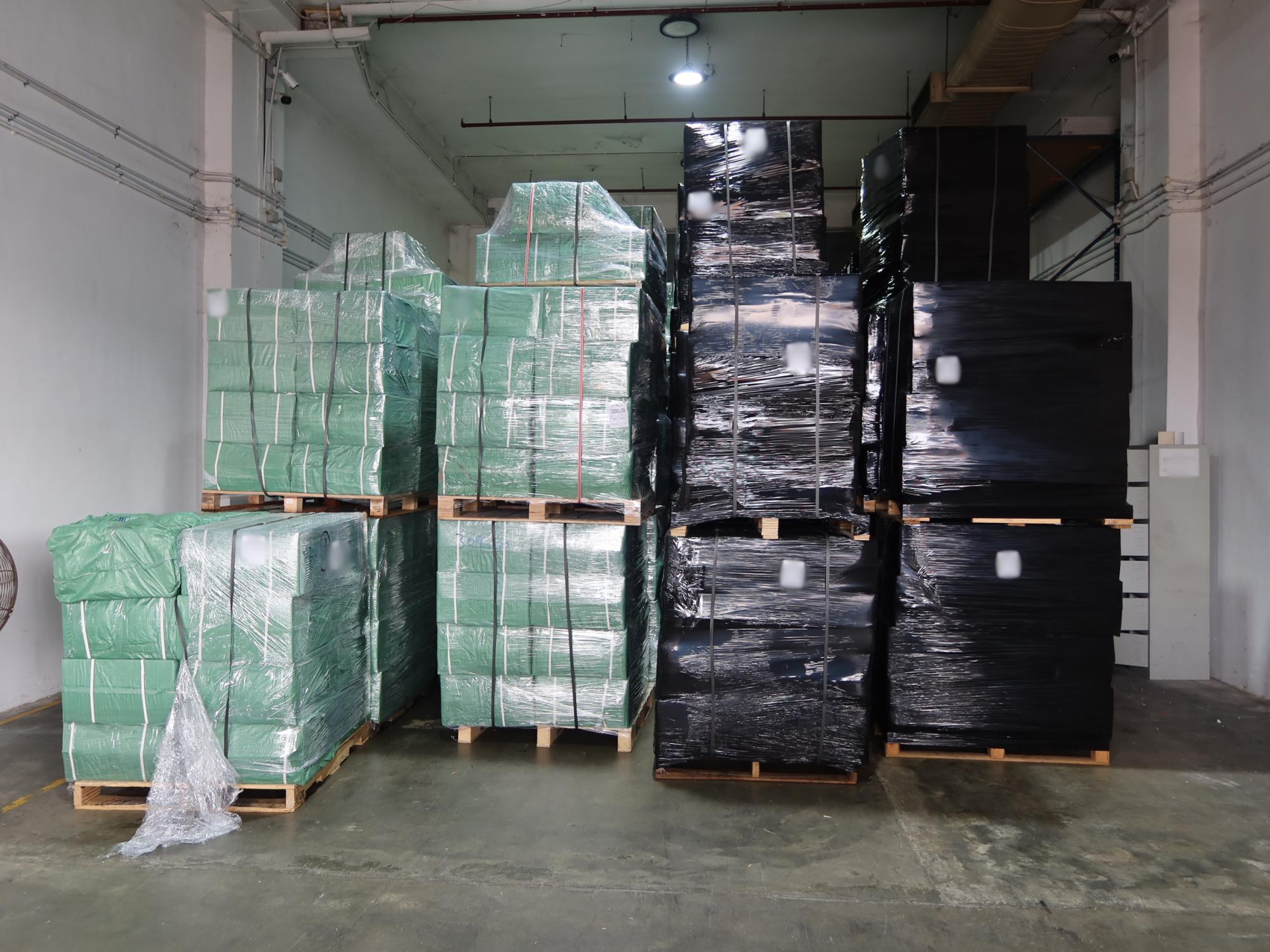More than 81,000 cartons of counterfeit cigarettes seized at Changi Free Trade Zone
