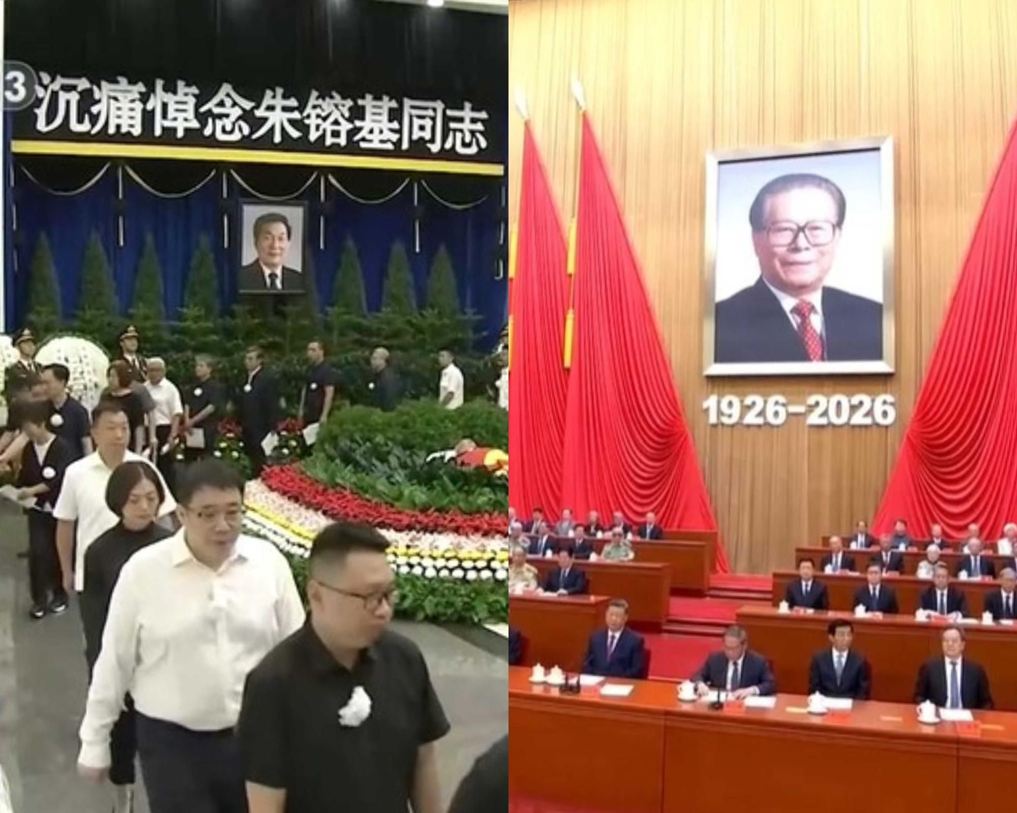 Grand tribute, sombre farewell: How China remembered Jiang Zemin and Zhu Rongji over two days