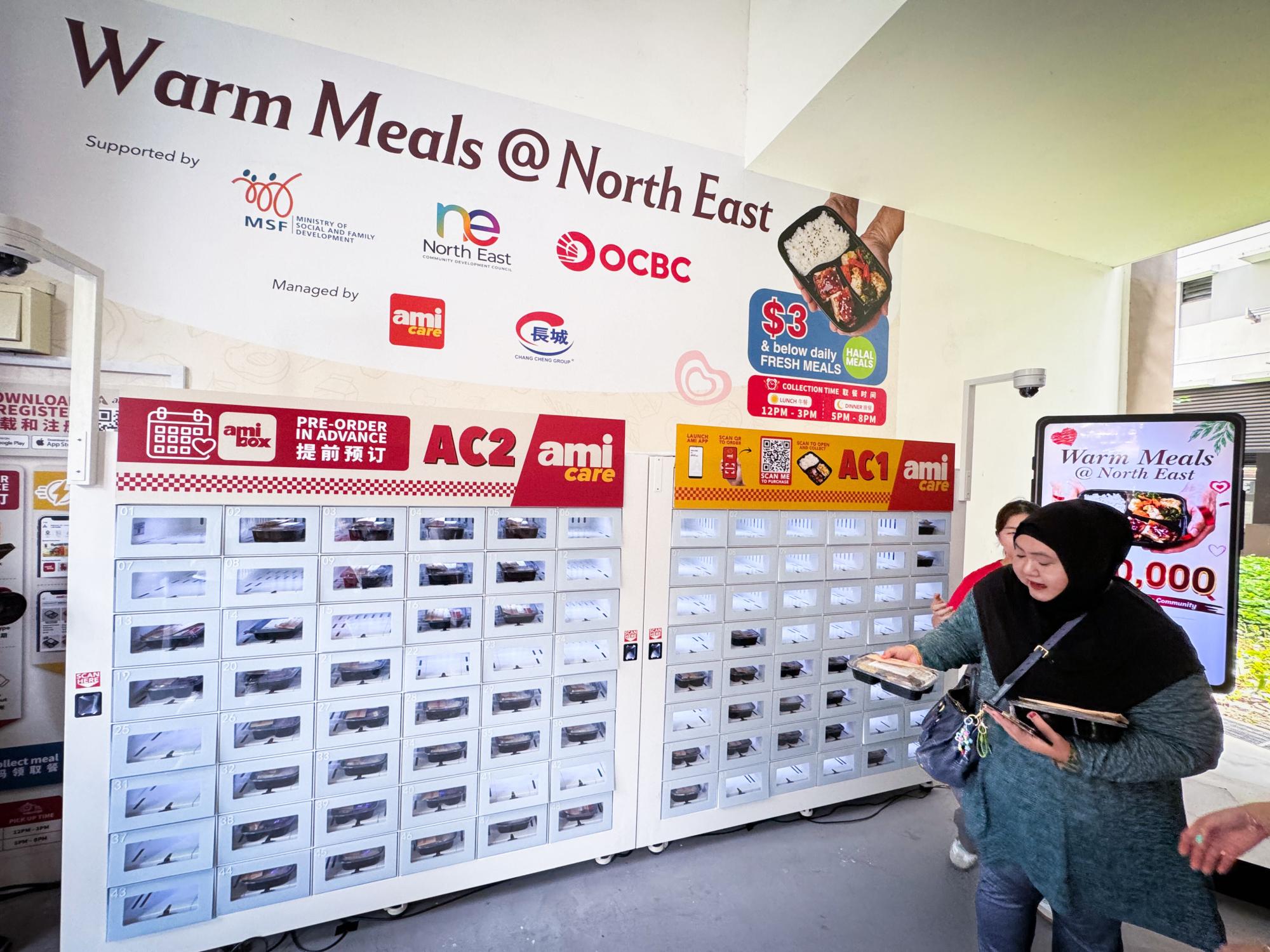 Over 3,000 lower-income residents to get free warm meals in nearby food lockers under new programme