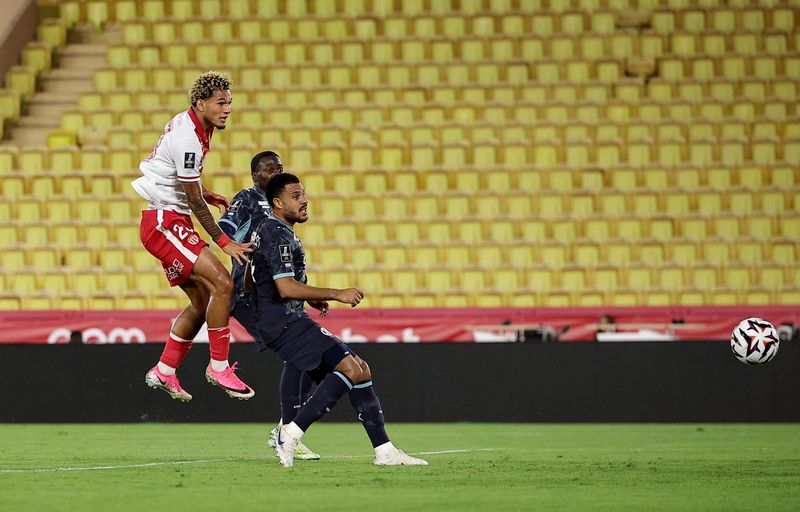 Brunner double sends Monaco top of Ligue 1 after 2-0 win over Marseille