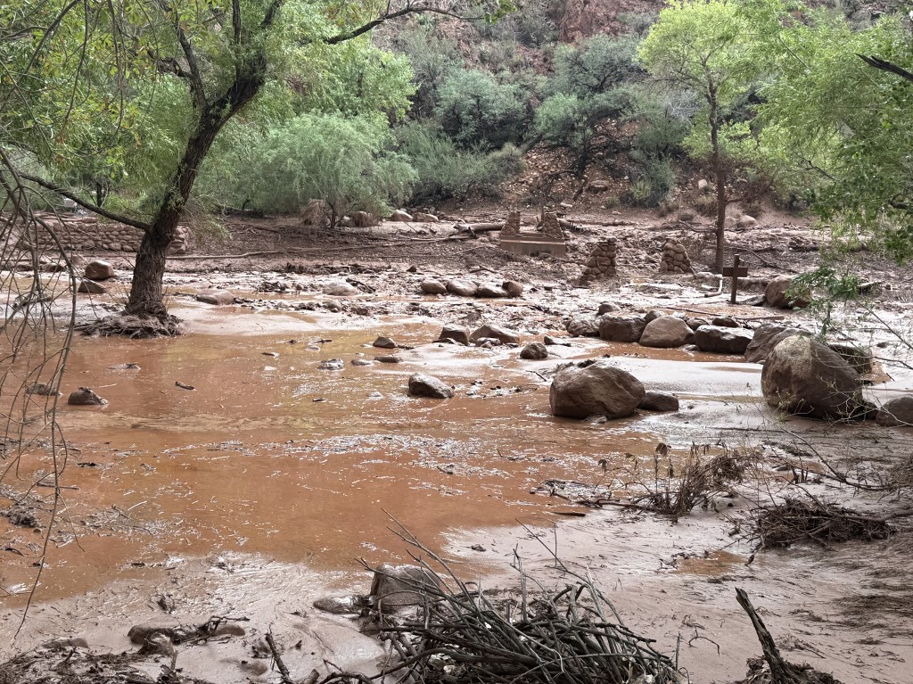 Hikers describe intense rain and wind before floodwaters ravage Grand Canyon