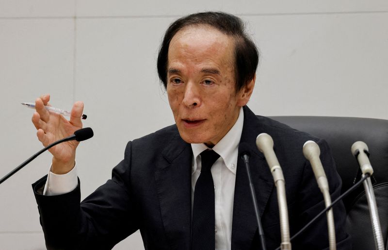 BOJ chief vows to keep raising rates, debate price risks this month