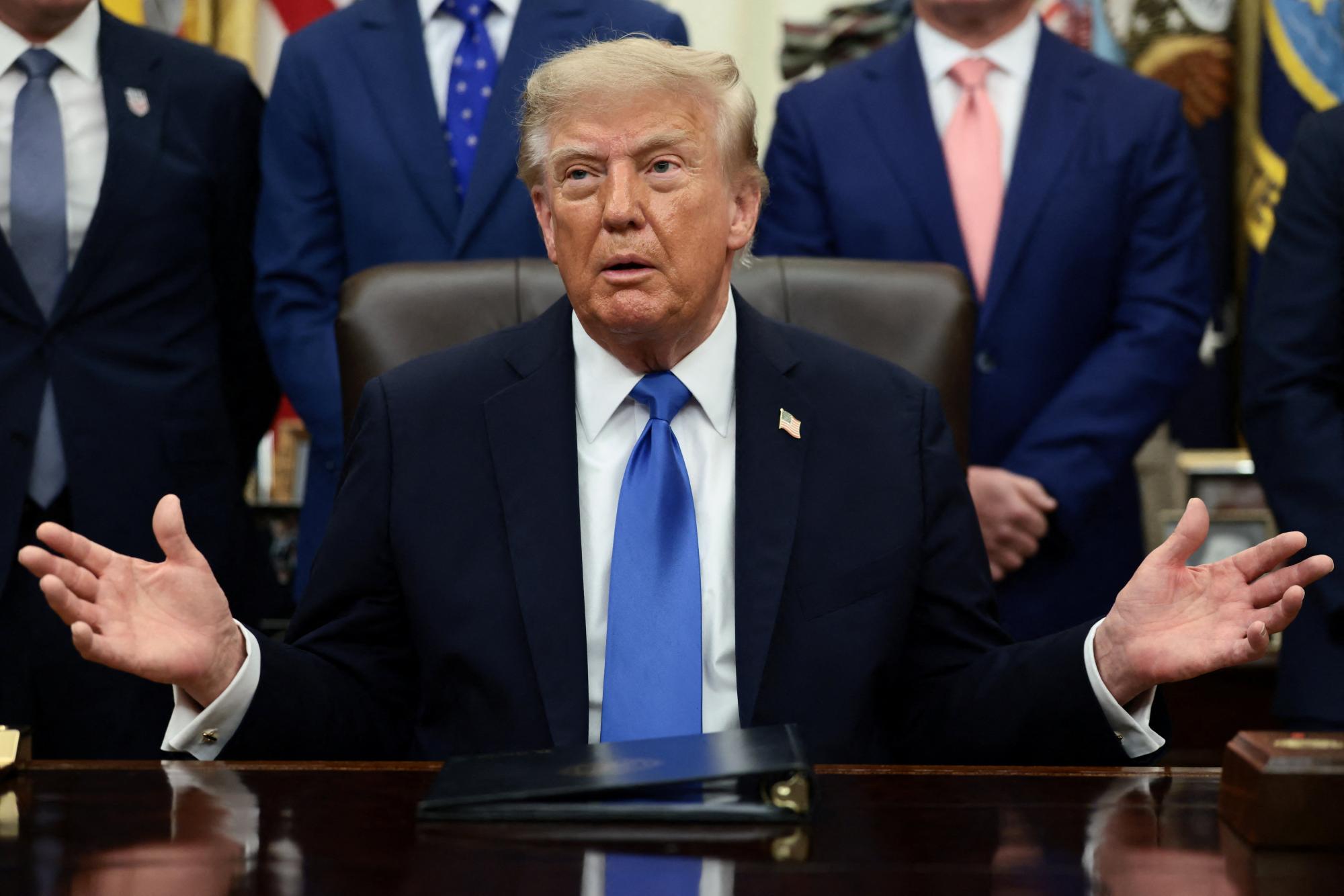 Trump floats renaming Strait of Hormuz as 'Trump Strait'