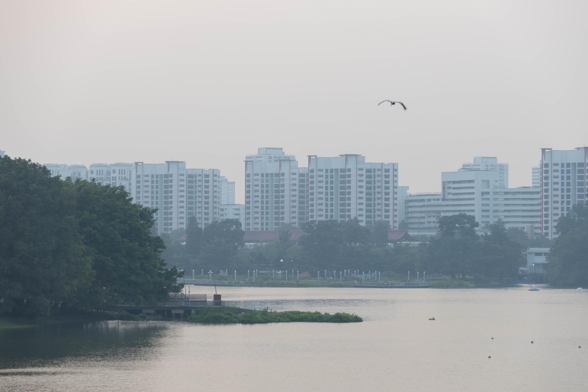 Air quality returns to moderate range in central Singapore