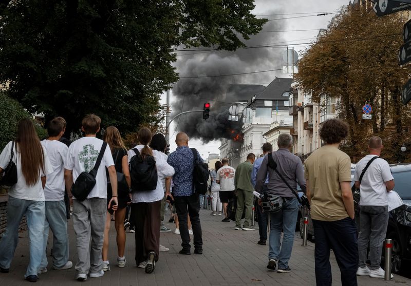 Russia hits Ukraine's security service headquarters in Kyiv, Zelenskyy says