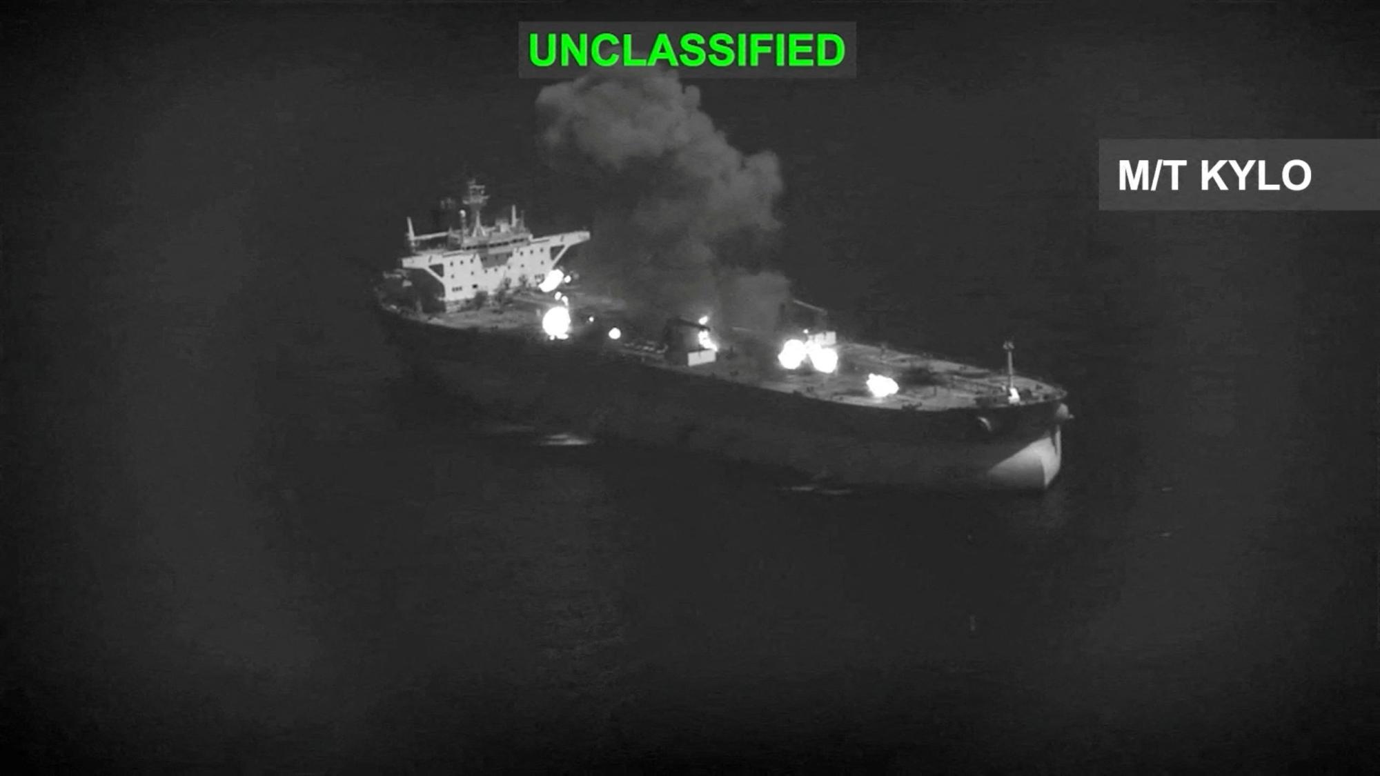 US, Iranian forces fire at vessels in waters near Iran