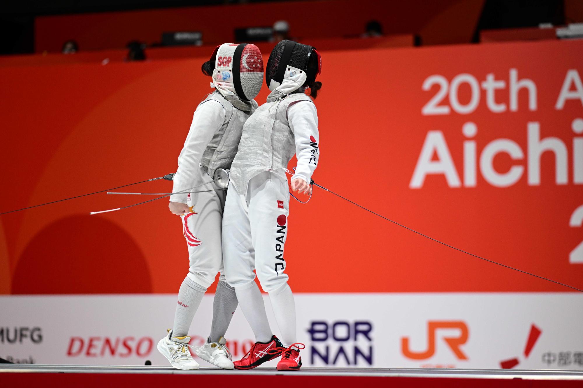 Singapore fencer Maxine Wong stuns defending champion on the way to Asian Games foil bronze