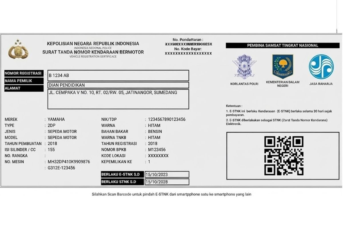 STNK digital meluncur, bukti fisik ketinggalan tak masalah tapi screenshot tak berlaku