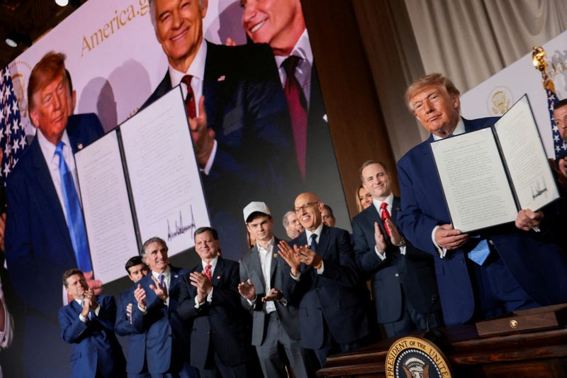 Trump releases AI accord with tech executives
