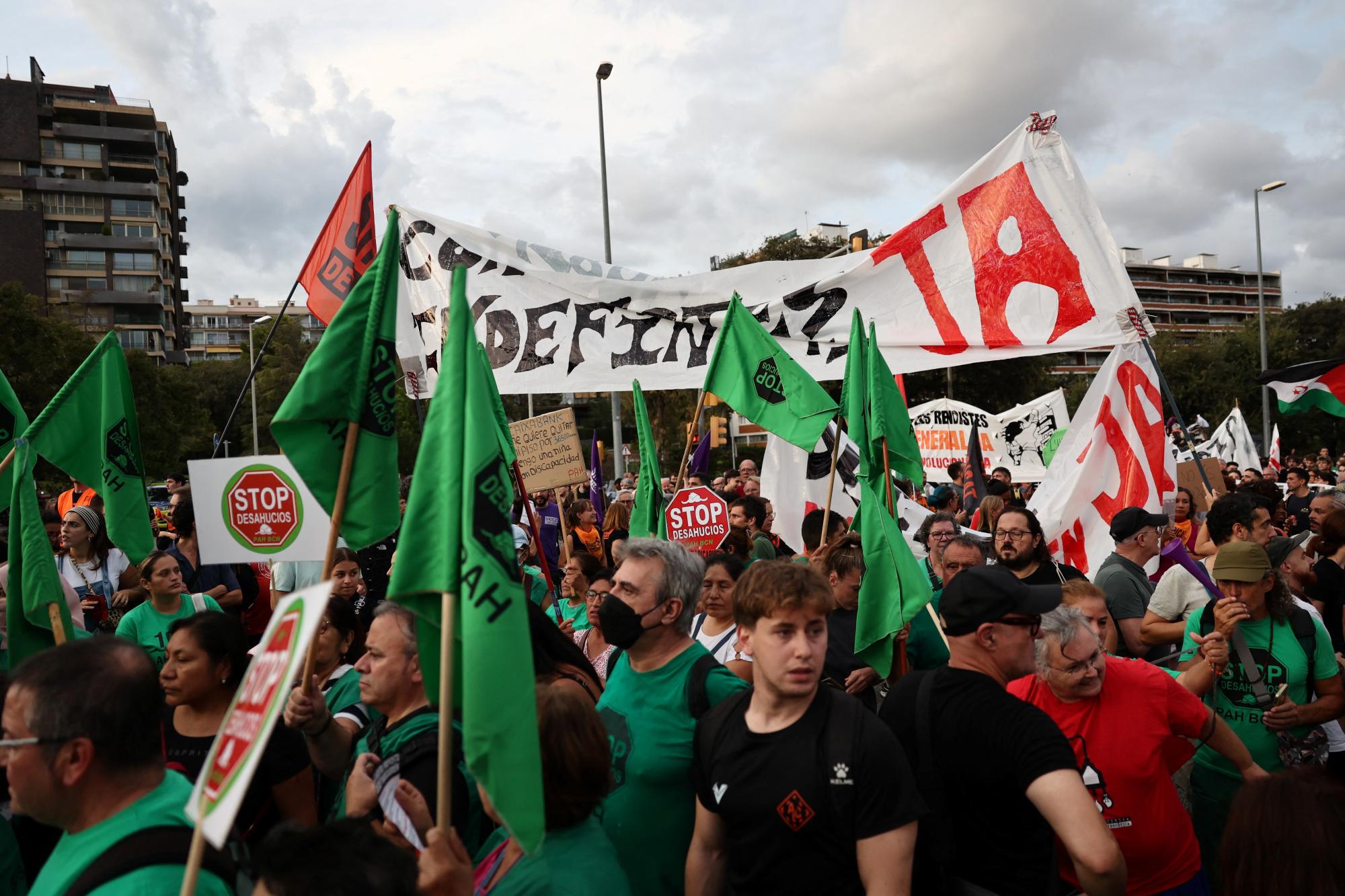 Protests over housing flare in Spain after relief measures rejected