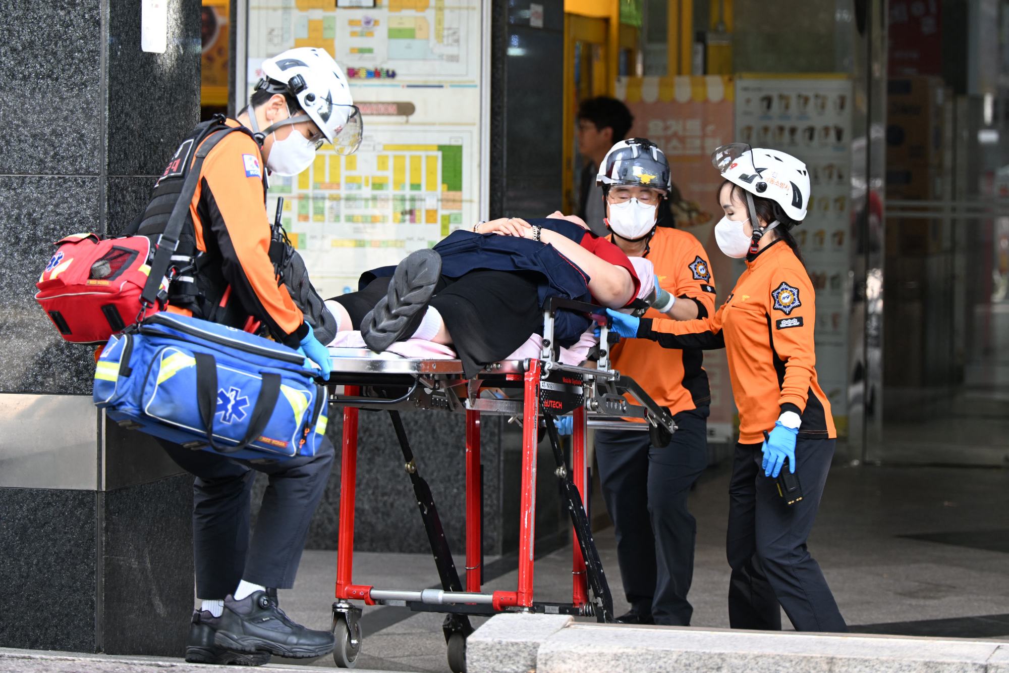 South Korean police detain man over stabbing of eight people at shopping mall