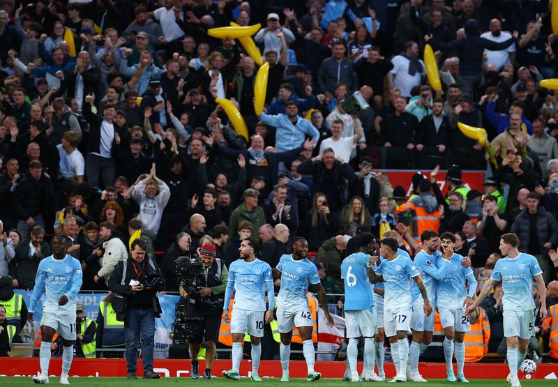 Manchester City march on with title charge clouded by financial case