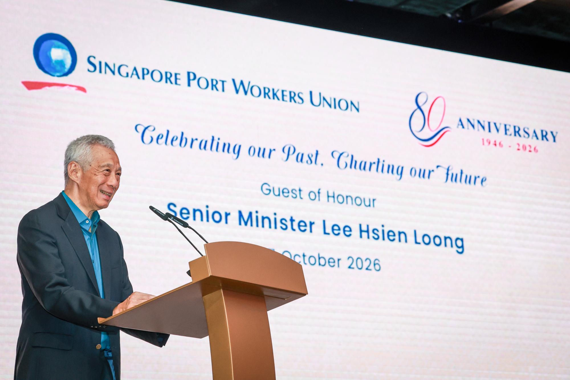 Rival ports 'fast catching up': SM Lee warns against complacency, says port workers must not face shift alone