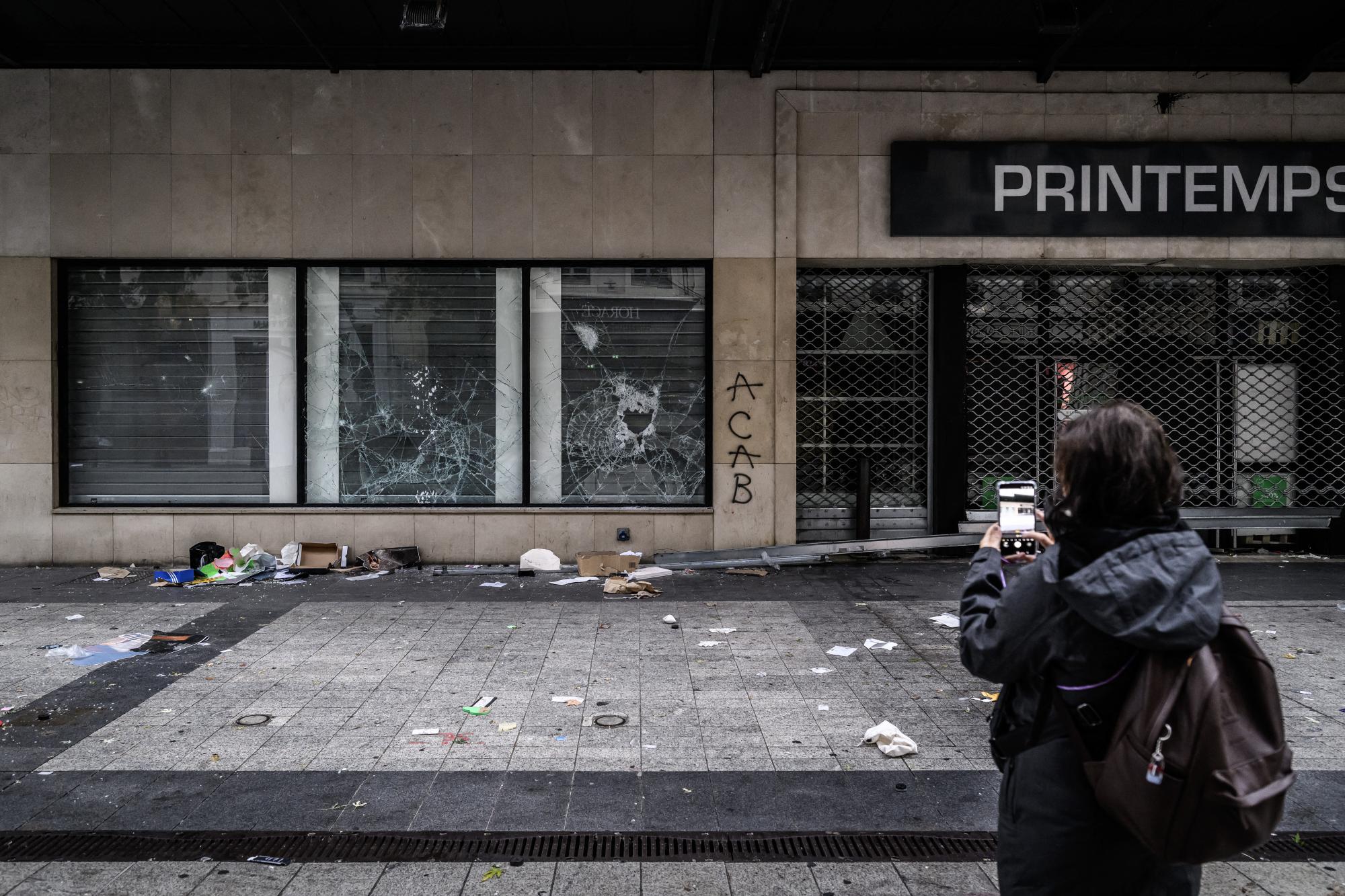 Macron denounces 'unbridled' violence as France hit by new clashes