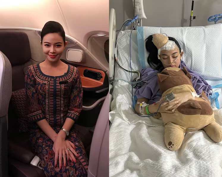 Usia 31 tahun, perjuangan mantan pramugari Singapore Airlines melawan kanker otak paling ganas  