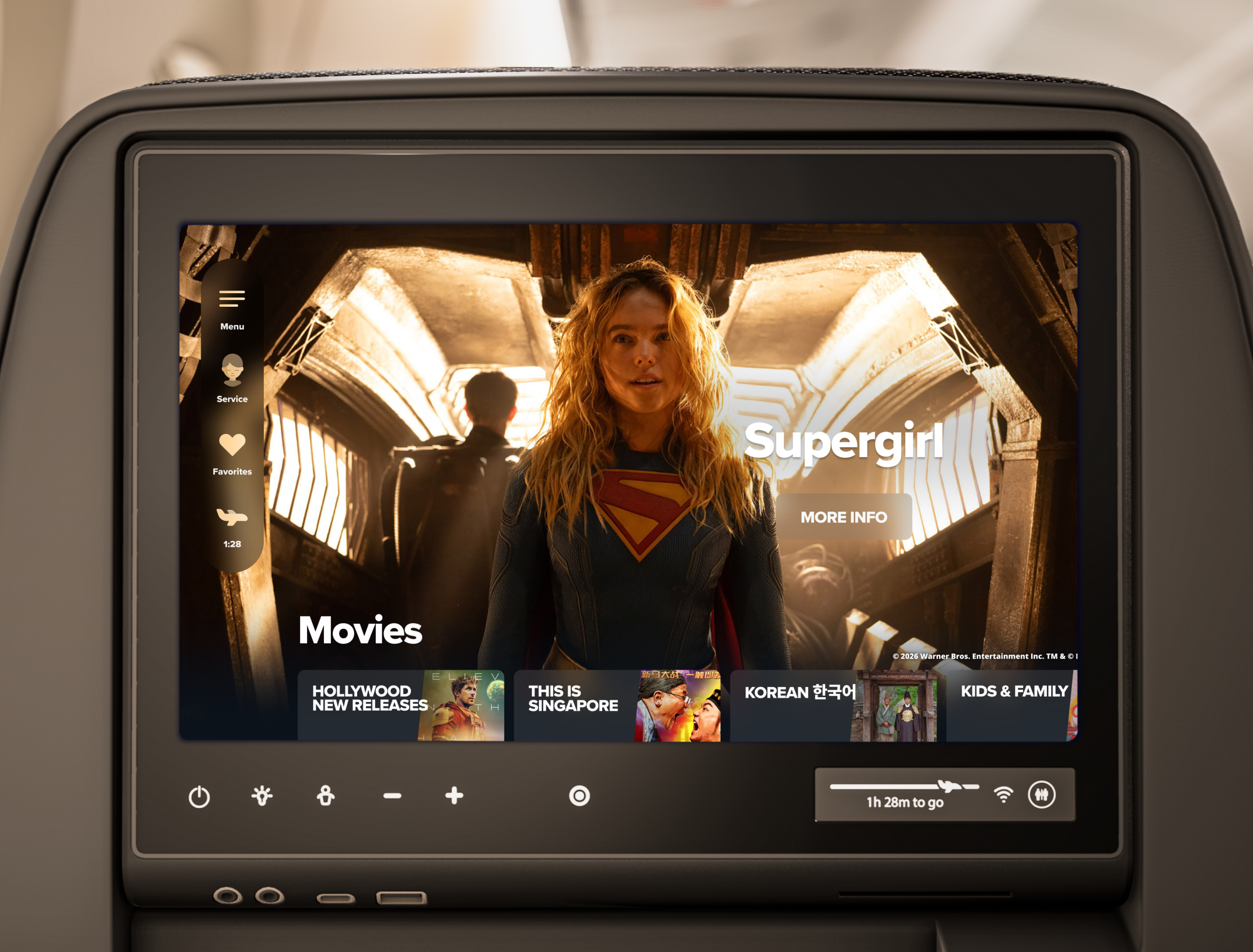 Singapore Airlines to upgrade KrisWorld entertainment system from 2027, with bigger screens and new features
